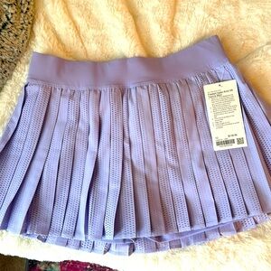 NWT Lululemon lavender tennis skirt
